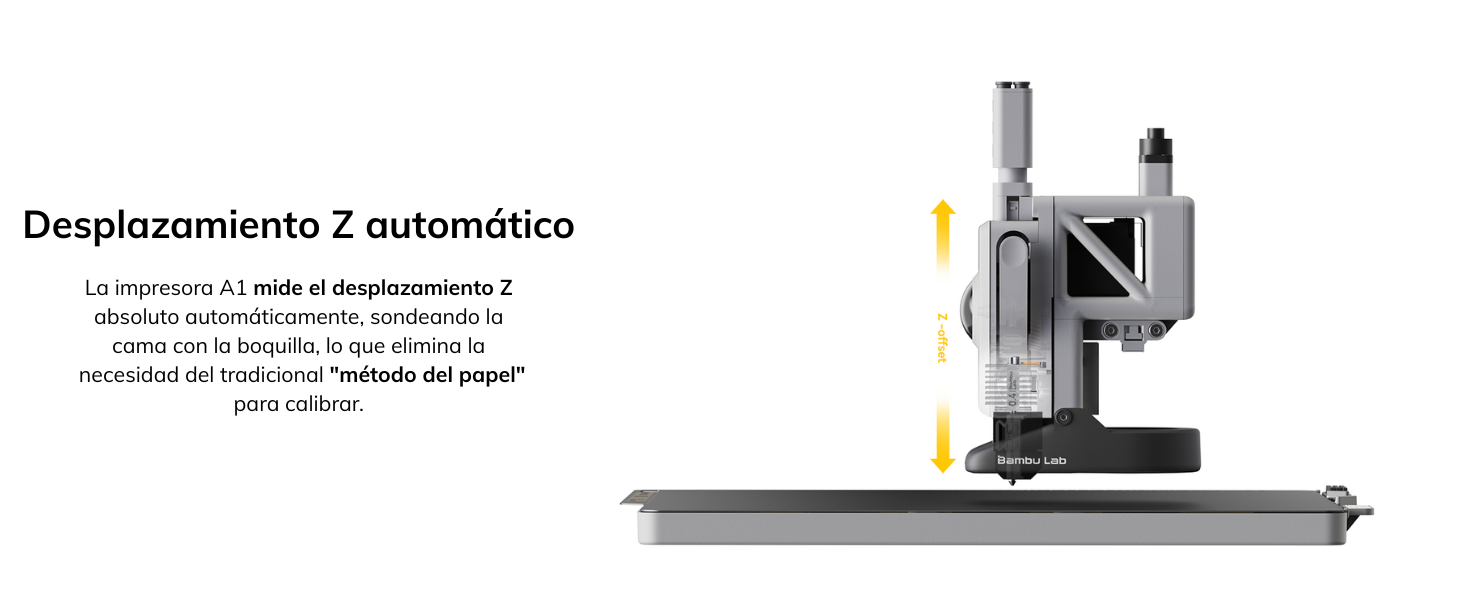 El innovador diseño CoreXY optimizado, con rieles metálicos y cancelación activa de ruido, permite alcanzar velocidades excepcionales - como imprimir un Benchy en solo 14 minutos - manteniendo una calidad superior y operación silenciosa.